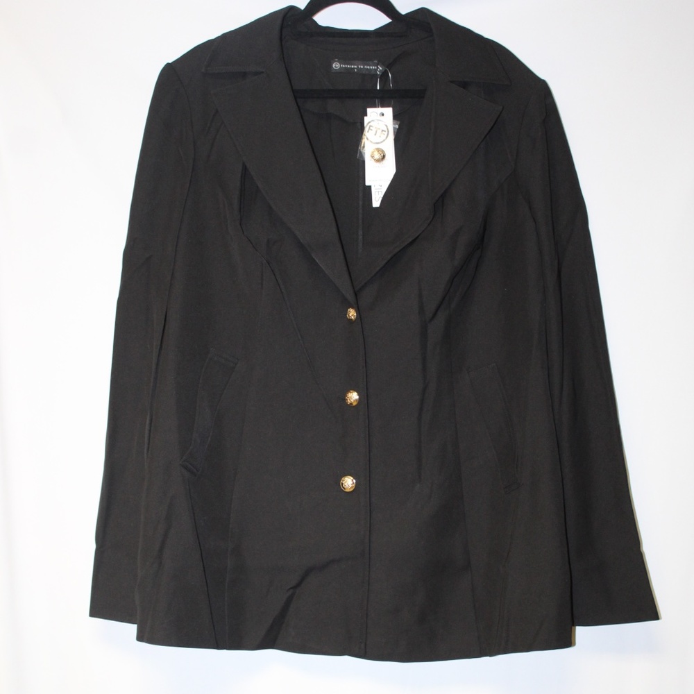 Fashion to Figure Isadora Cape Blazer.